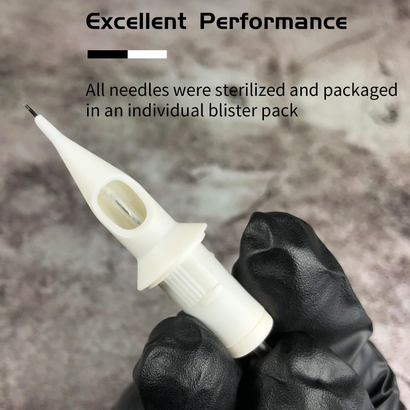BIGWASP 50 قطعة من خراطيش إبر الوشم القابلة للتصرف مختلطة دائرية 3RL 5RL 7RL 9RL 11RL (50 قطعة #12 RL القياسية) - Image 5