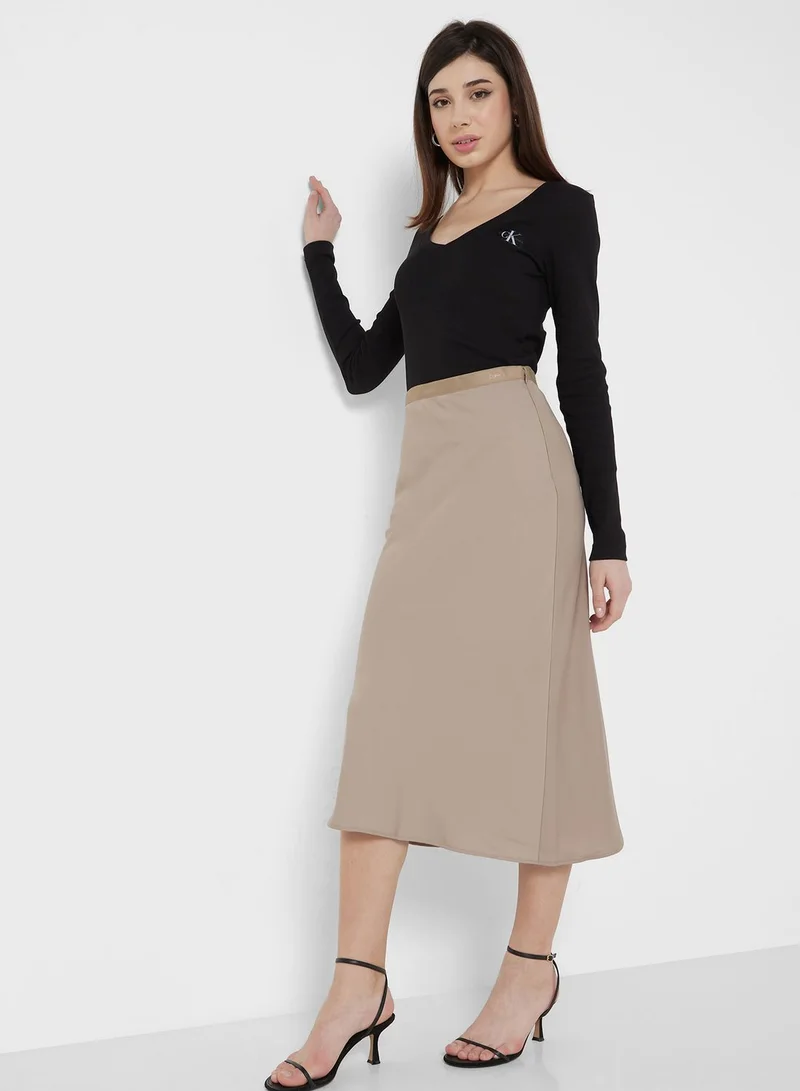 CALVIN KLEIN High Waist Skirt