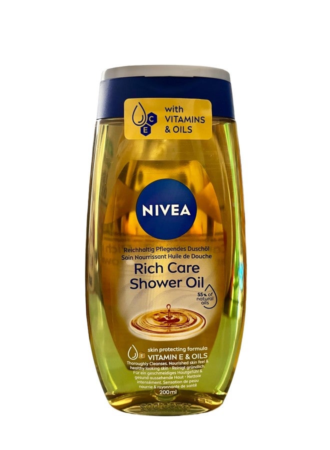 Nivea Shower Oil Natural Caring 200ml for Dry skin - Image 5