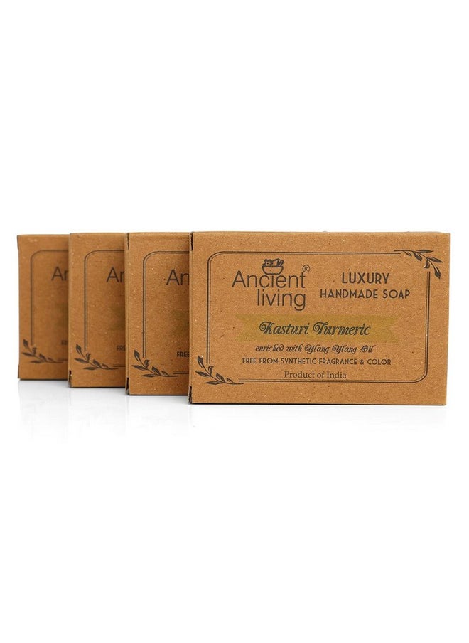 Ancient Living - Kasturi Soap Set Of 4 (100Gms) - Image 1