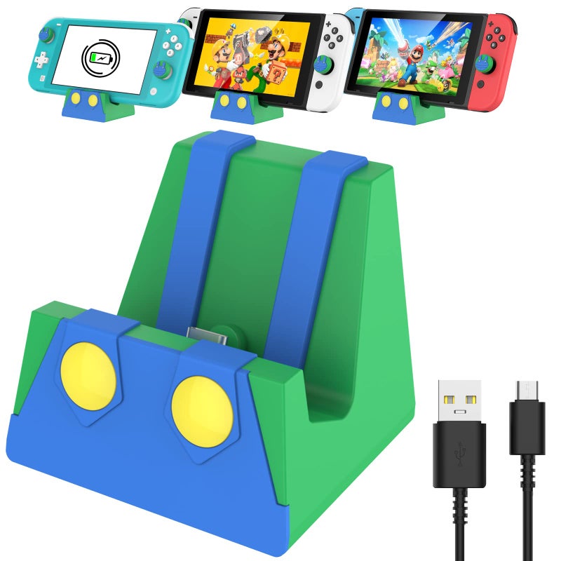 HEIYING Switch Charger Dock for Nintendo Switch 2 / OLED/Lite,Charging Dock Station with Standard USB-C Port for Easy Console Charging - Image 1