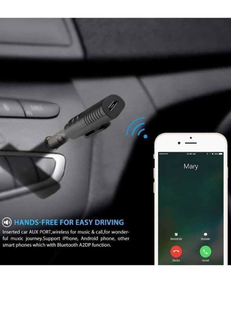 GO-DES GO-DES Universal Auto AUX Kit Bt104 Bluetooth Receiver Kit for Speaker Headphone Car Stereo Audio Receiver Adapter - Image 4