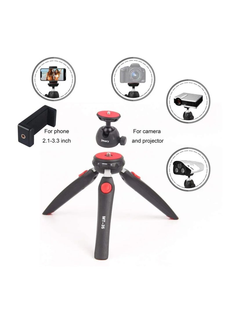 Jmary MT-35 Portable Small Extendable Tripod - Image 1