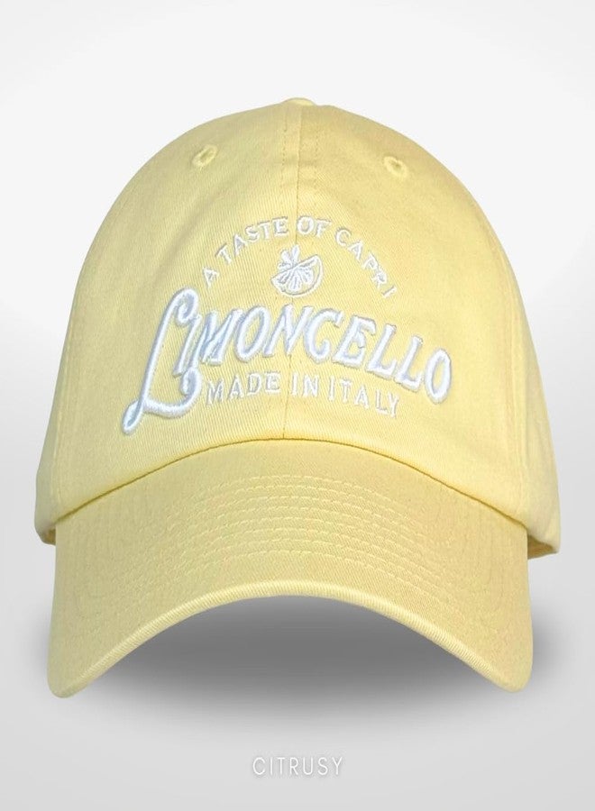 CITRUSY Trendy Fashion Baseball Dad Caps | Men & Women Low Profile Hats | Cute Ladies Western Ponytail Vintage NY Ball Cap | Womens Distressed Summer | Cotton | Adjustable Strap (Limoncello | Butter Yellow) - Image 2