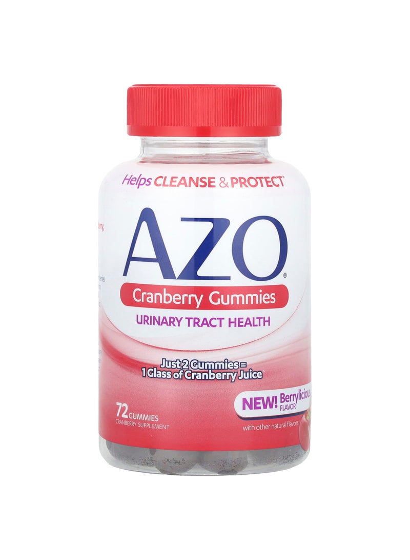 Cranberry® Gummies, Berrylicious, 72 Gummies (250 mg per Gummy)