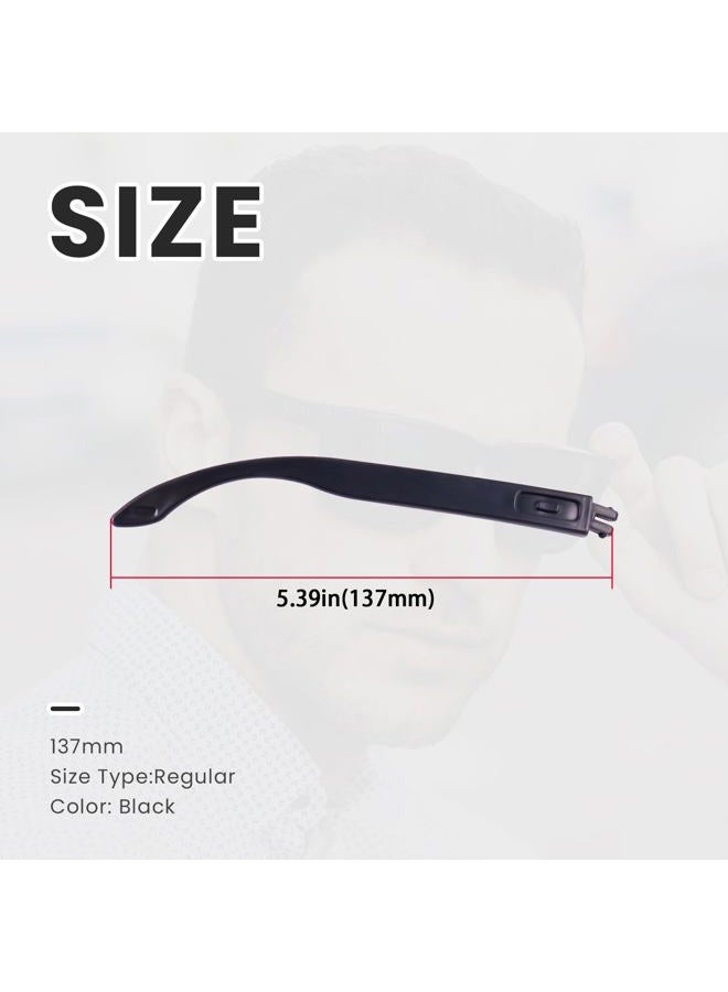 Ciuouient Right Black Eyeglass Leg Compatible with Oak-Ley Holbrook Sunglasses(Only Right) - Image 2