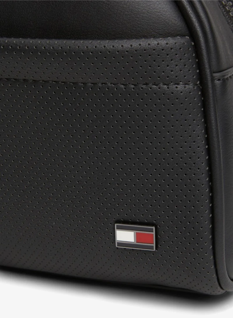 Tommy Hilfiger  Perforated Pocket Enamel Flag Washbag for Men | Best Price UAE