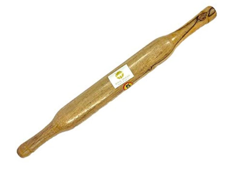 ARMAN SPOONS Royal Wooden Rolling PIN BABUL Wood GHATI BELAN BABUL Wood Roller CHAPATI Maker 14inch 1 Piece - Image 1