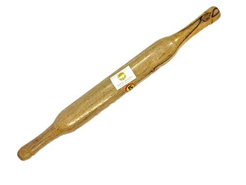 ARMAN SPOONS Royal Wooden Rolling PIN BABUL Wood GHATI BELAN BABUL Wood Roller CHAPATI Maker 14inch 1 Piece - Image 2