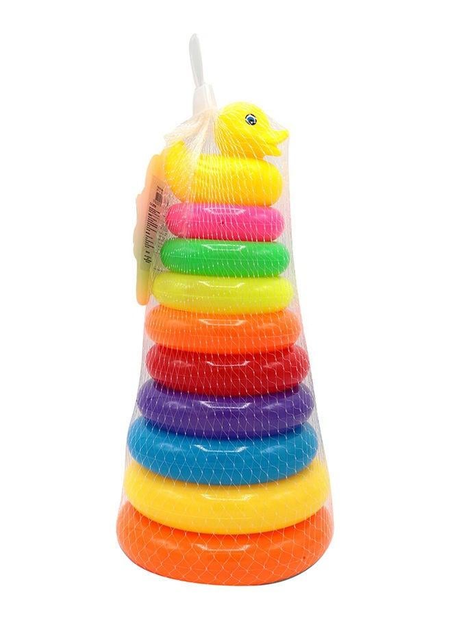 Colourful Ring Toss With Pillar Playset Multicolour - Image 3