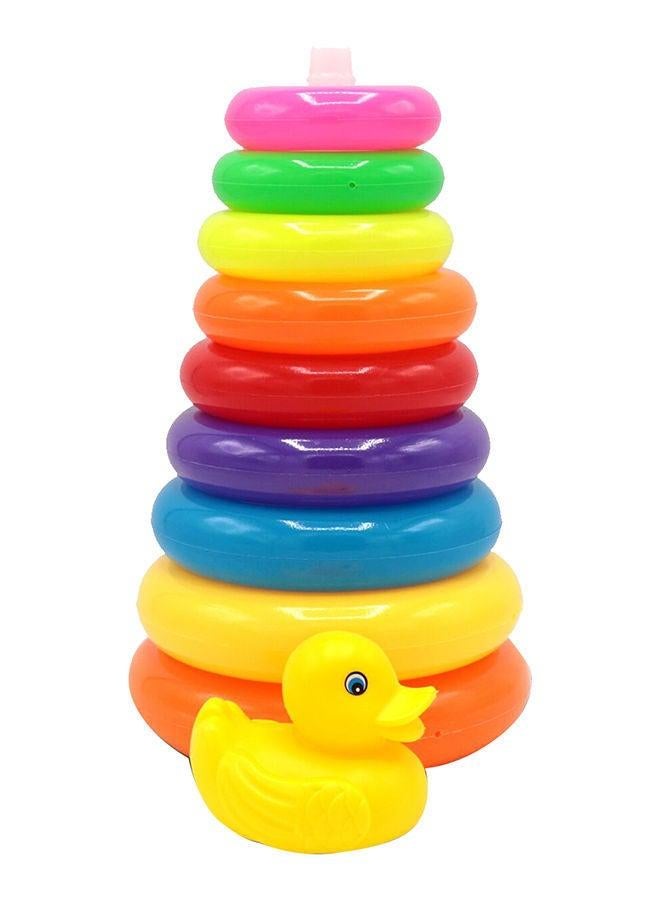 Colourful Ring Toss With Pillar Playset Multicolour - Image 1