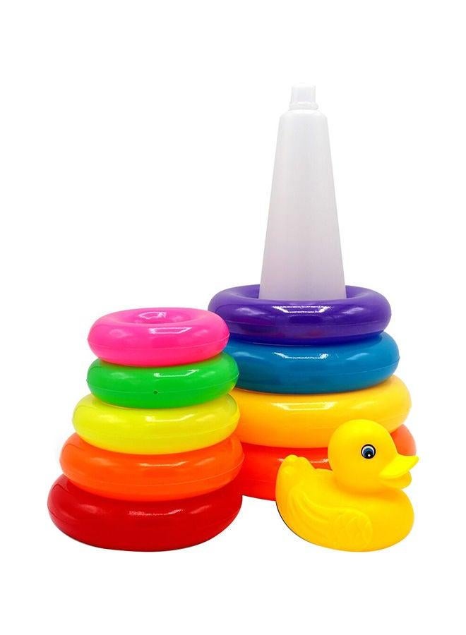 Colourful Ring Toss With Pillar Playset Multicolour - Image 2