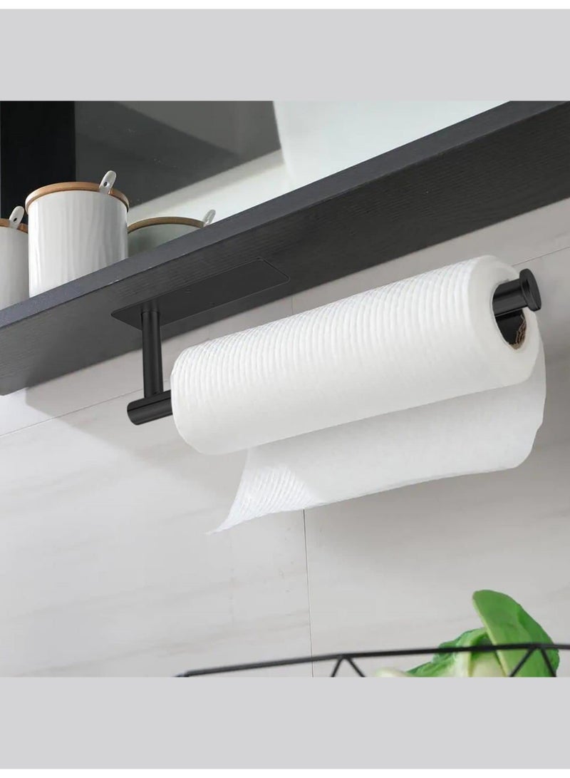 بي إس 304 رفوف مناديل الورق الفولاذ المقاوم للصدأ | رفوف مناديل الورق الجدارية | رفوف الورق تحت خزانة المطبخ | رفوف الورق لزجة مع منشفة الحمام. - Image 1