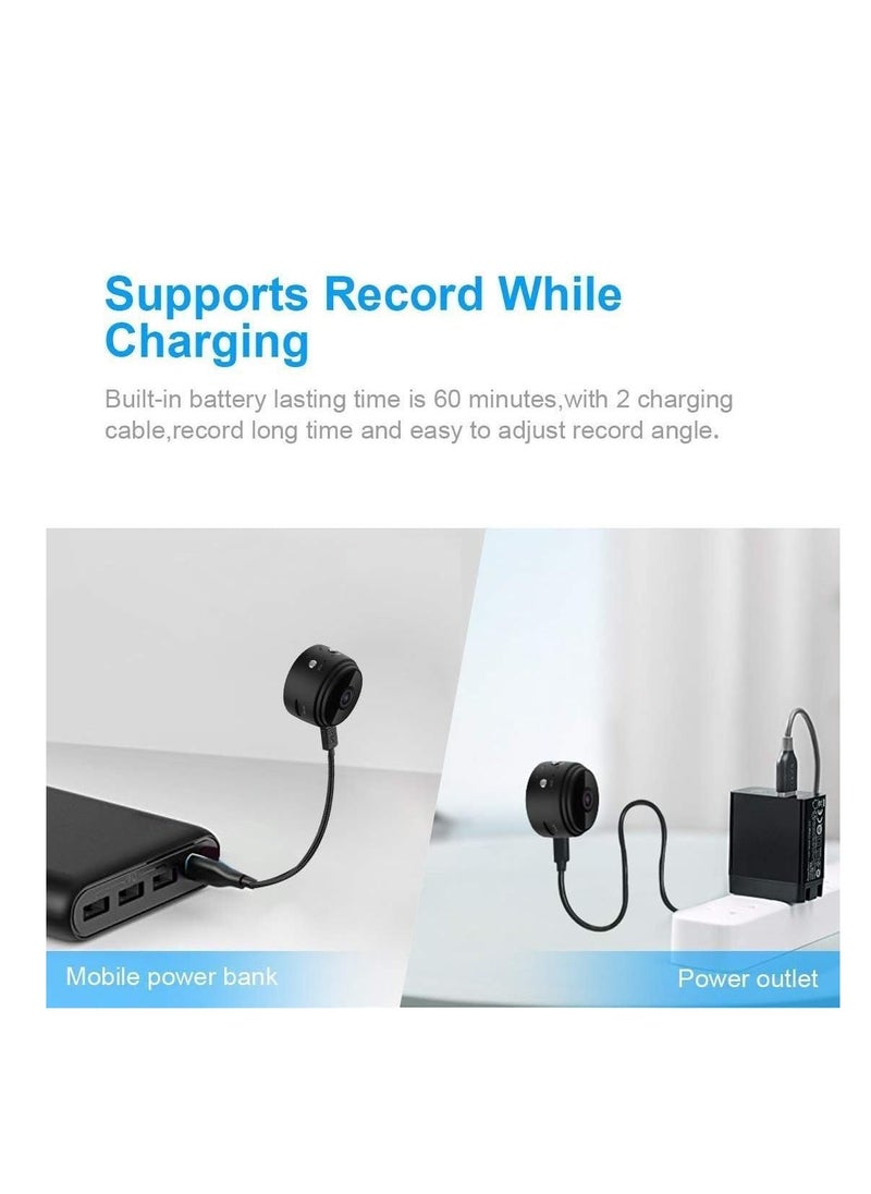 Generic - Mini WiFi Camera A10 Mini Camera APP Remote Monitoring Home Security 1080P Camera Infrared Wireless Camera Home Camera with Indoor and Outdoor Motion Detection - Image 1