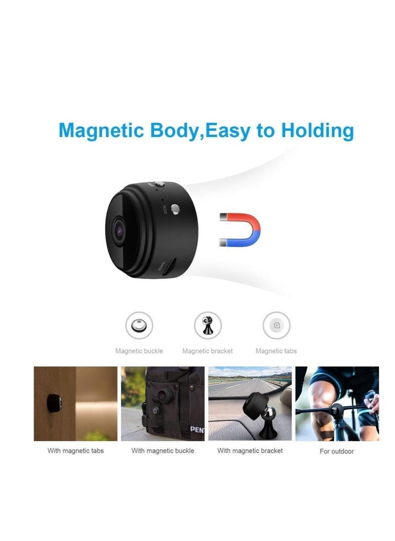 Generic - Mini WiFi Camera A10 Mini Camera APP Remote Monitoring Home Security 1080P Camera Infrared Wireless Camera Home Camera with Indoor and Outdoor Motion Detection - Image 1