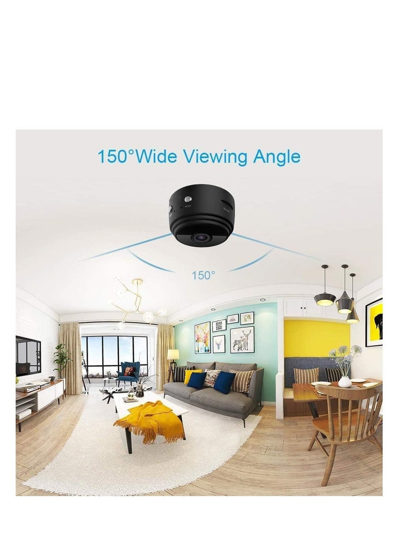 Generic - Mini WiFi Camera A10 Mini Camera APP Remote Monitoring Home Security 1080P Camera Infrared Wireless Camera Home Camera with Indoor and Outdoor Motion Detection - Image 1
