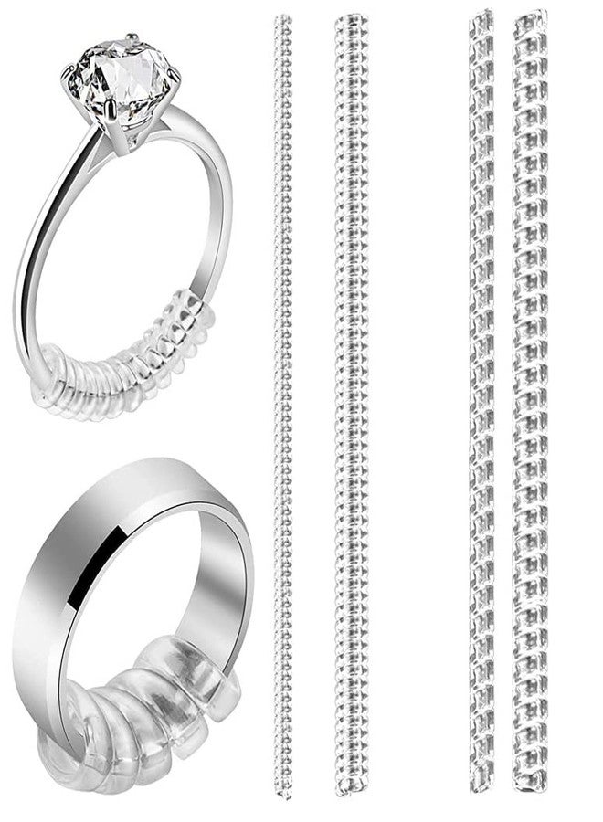Goho Loose Ring Size Adjuster for Rings (8 Sizes), Ring Resizer for Ring Adjuster Smaller, Ring Spacer, 8 Pcs Ring Guard - Image 3