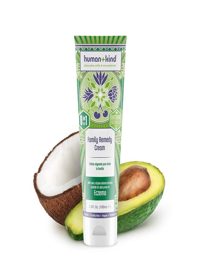 human kind Human + Kind Family Remedy Cream, Multi-Purpose Cream for Eczema, Psoriasis, Dry and Sensitive Skin, Insect Bites, 3.53 Ounce - Image 4