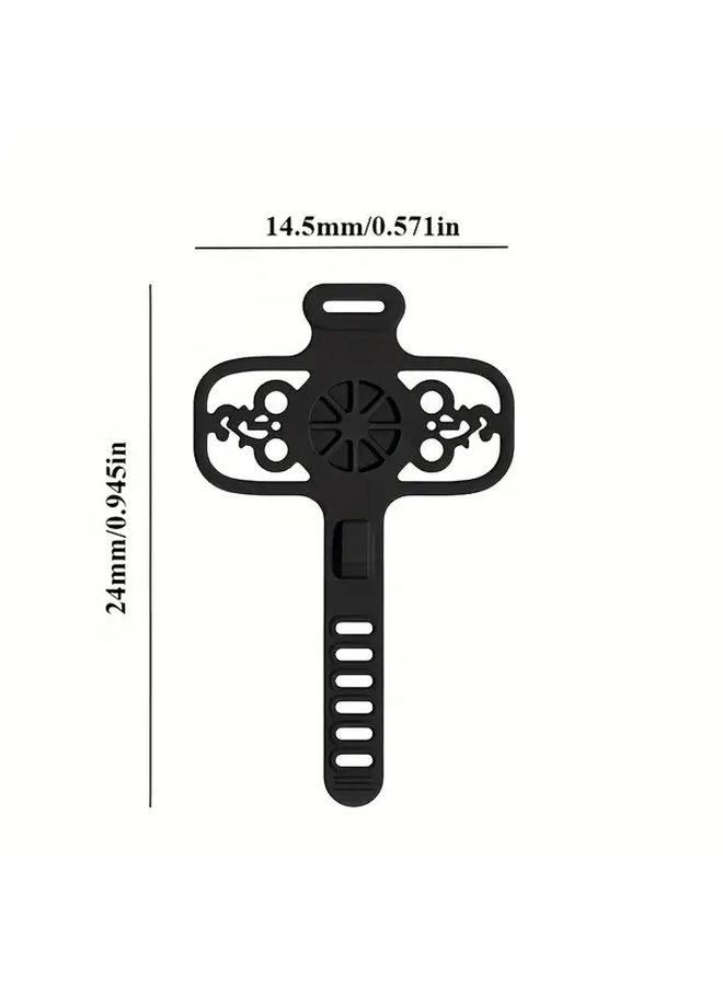 Red Silicone Bicycle Phone Mount Universal Clip For 4 To 7 Inch Mobile Devices - Image 4