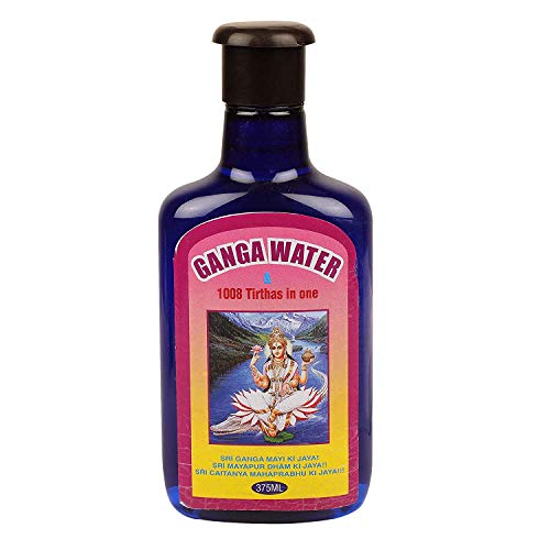 ROLIMOLI Combo Set with Brass Gangajal Sprinkler 8 inch and Pure Holy Gangajal 1008 Ganga Water Tirthas in One (375 ML) - Image 4