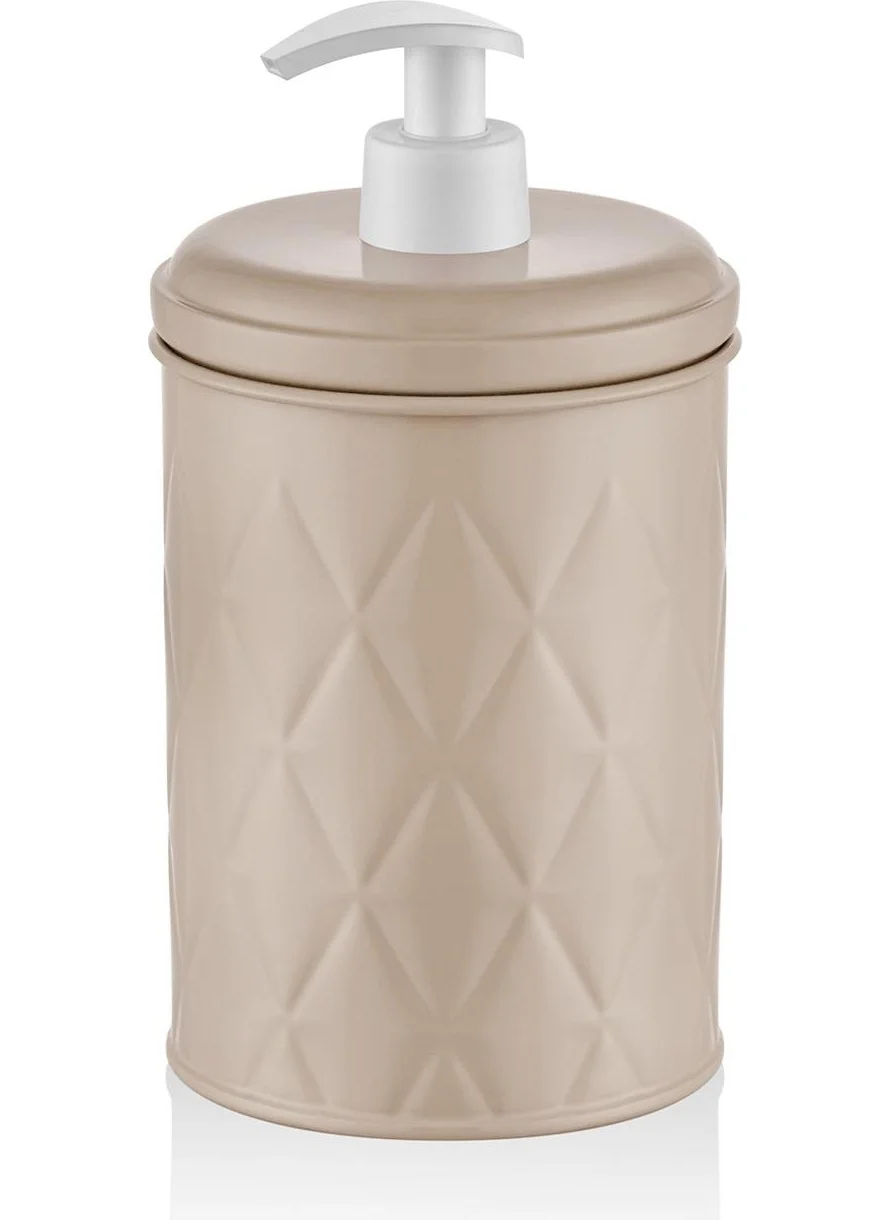 The Mia Prism Liquid Soap Dispenser Caramel 500 ml