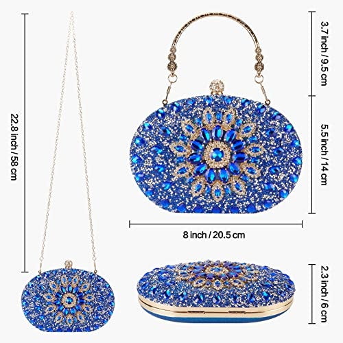 Suhatjia Evening Clutch Purse Rhinestone Clutch Purses for Women - Image 2