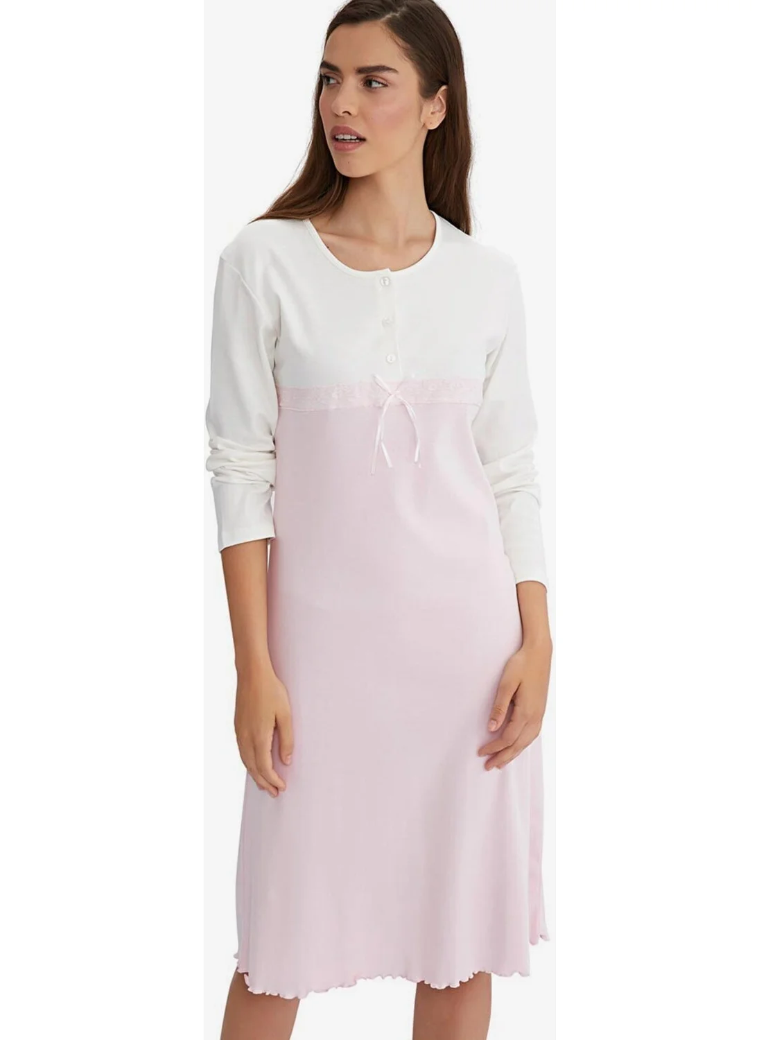 اي يلديز Crescent Moon 59504 Pink Nightgown