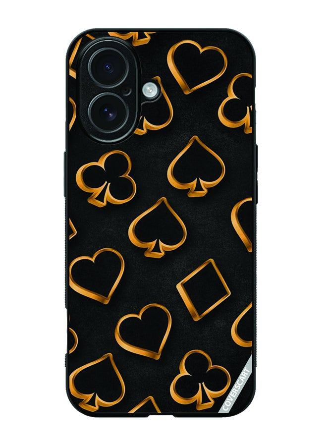 COVERSCART Protective Case Cover For Apple iPhone 17 Card Suits Design Multicolour