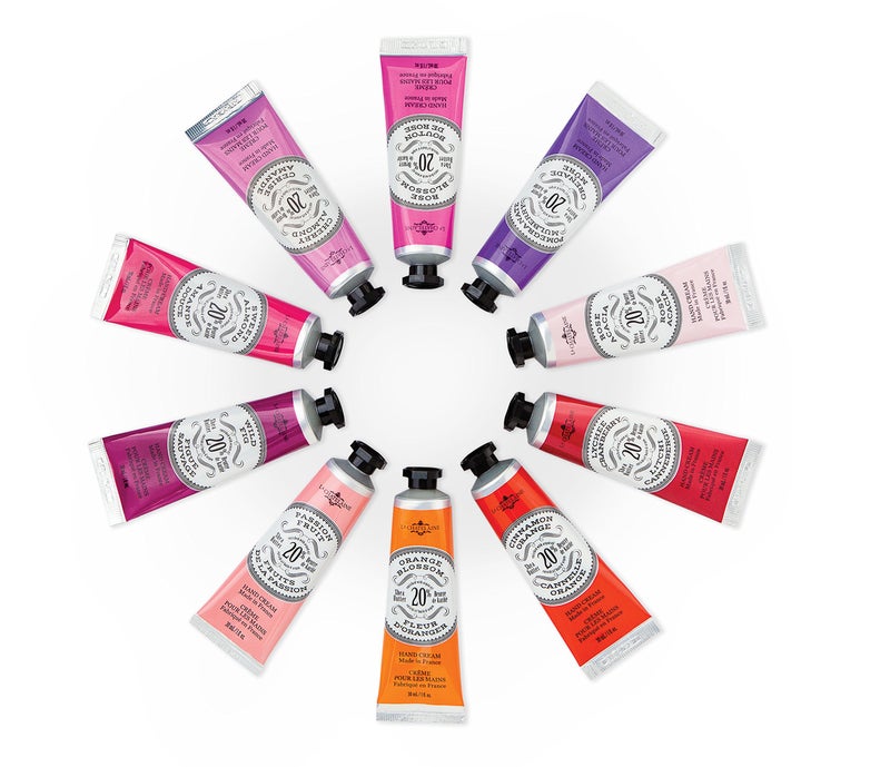 La Chatelaine 20% Shea Butter Hand Cream, Travel Size, Organic Argan Oil, Moisturizing, Nourishing, Repairing, Extra Rich, Non-Greasy, Made in France, Paraben Free, 1 oz/ 30ml (Cherry Almond) - Image 5