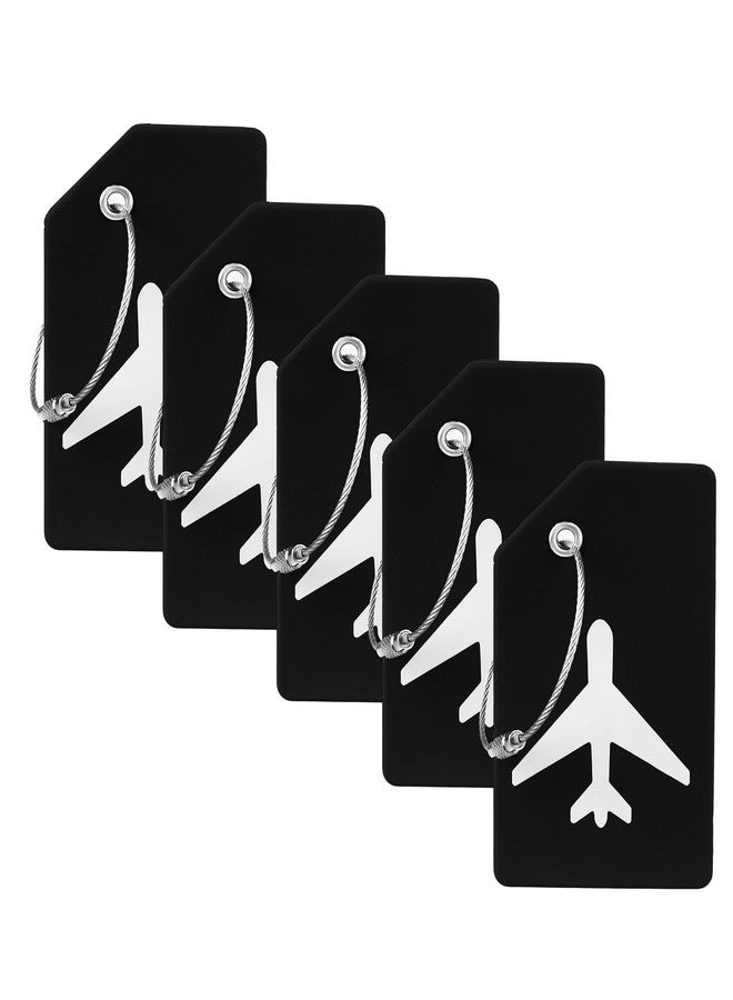 Gostwo Silicone Luggage Tag Baggage Handbag School Bag Suitcase Instrument Tag Label by Gostwo（Black） - Image 1