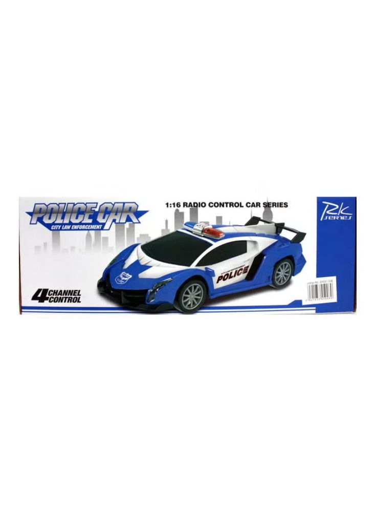 Dream Zone 1:16 Channel Remote Control Police Car - Image 2
