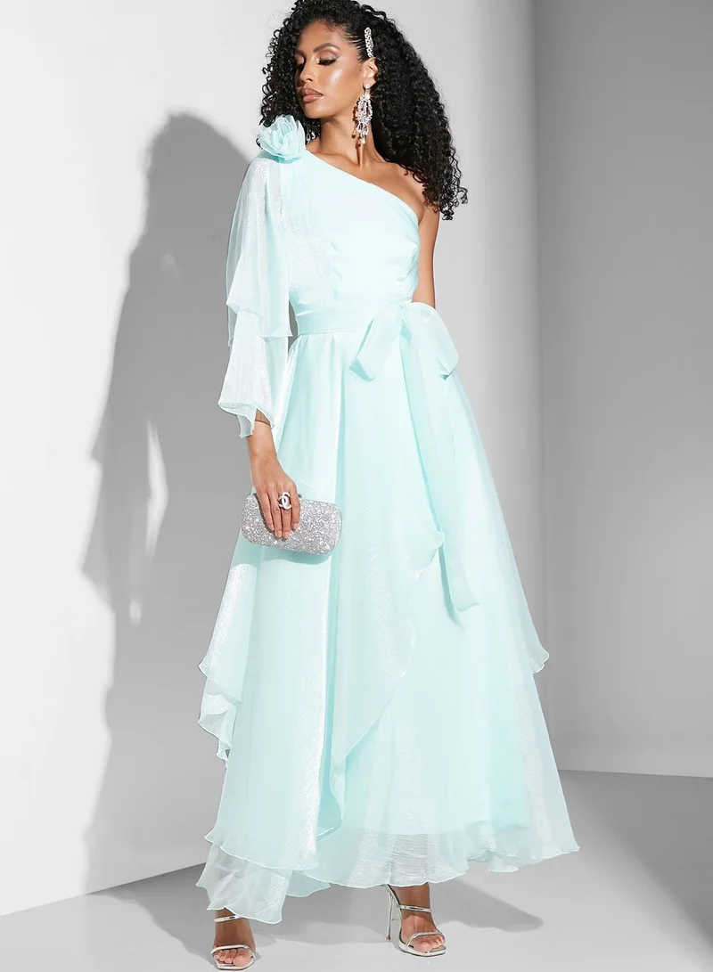 Namshi x Renee Farah Asymmetrical One Shoulder Dress