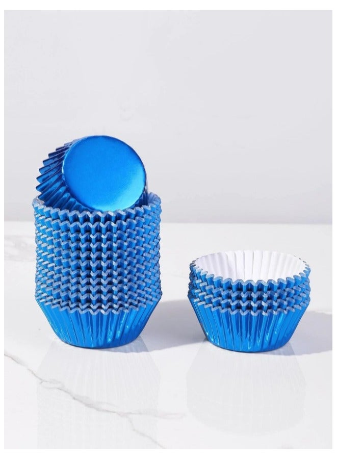 Crinkle Muffin Cupcake Baking Cups Disposable High Temperature Oven Baking Cups for Birthday, Wedding, Holiday and Party 100 pcs  - Image 2