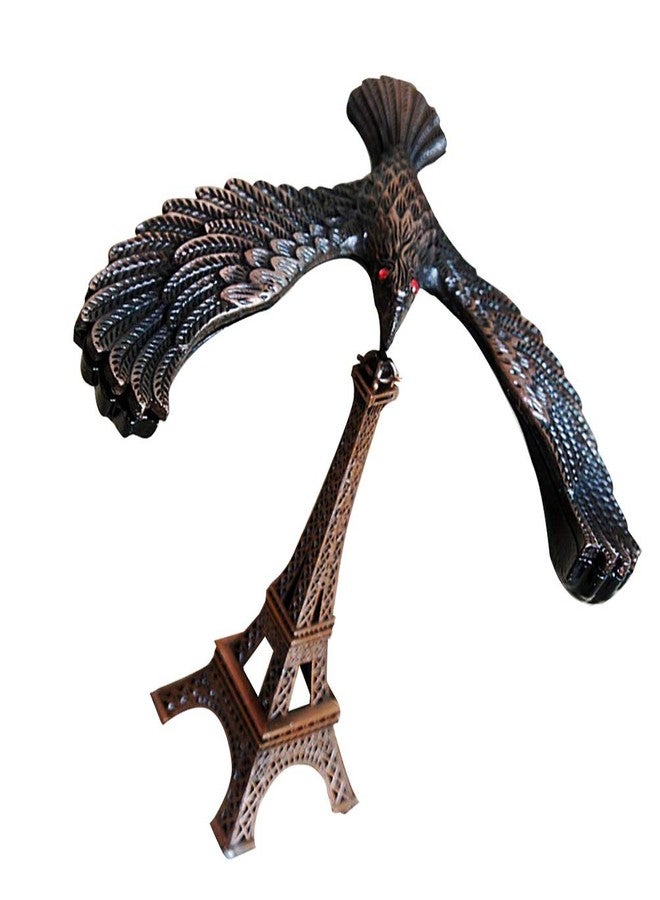 BESPORTBLE Balance Bird Alloy Balance Toy Self Balancing Eagle Eiffel Tower Model DIY Tabletop Decoration for Home Office 12.5x9.5x11cm (Red Wine) - Image 5