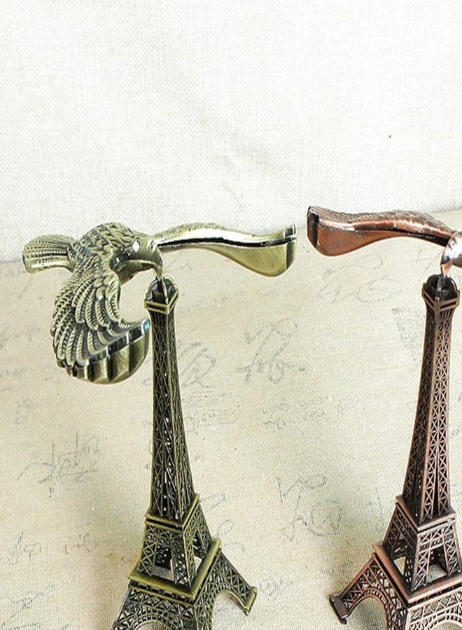 BESPORTBLE Balance Bird Alloy Balance Toy Self Balancing Eagle Eiffel Tower Model DIY Tabletop Decoration for Home Office 12.5x9.5x11cm (Red Wine) - Image 3