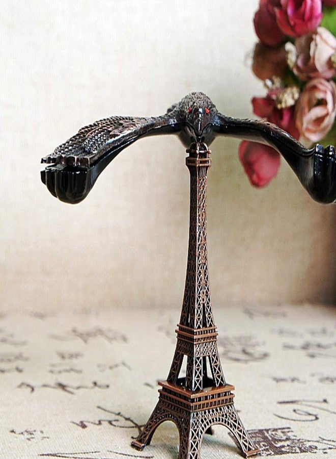 BESPORTBLE Balance Bird Alloy Balance Toy Self Balancing Eagle Eiffel Tower Model DIY Tabletop Decoration for Home Office 12.5x9.5x11cm (Red Wine) - Image 4