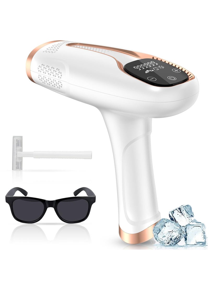 IPL Hair Removal Device for Men and Women HR/SC/RA 3-In-1 IPL Ice Home Laser Hair Removal For Body Face and Bikini Permanent Painless Ice Compression Painless Laser Hair Removal Device 0.5s/flash 9 Energy Levels,for all skin colors - Image 1