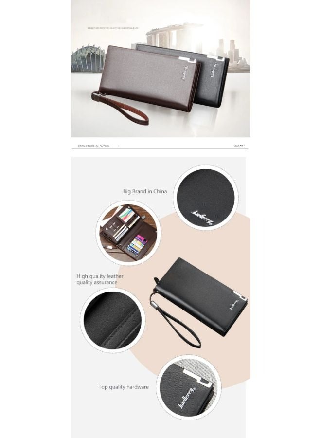 Wallet For Money And Cards Multiuse Unisex Black