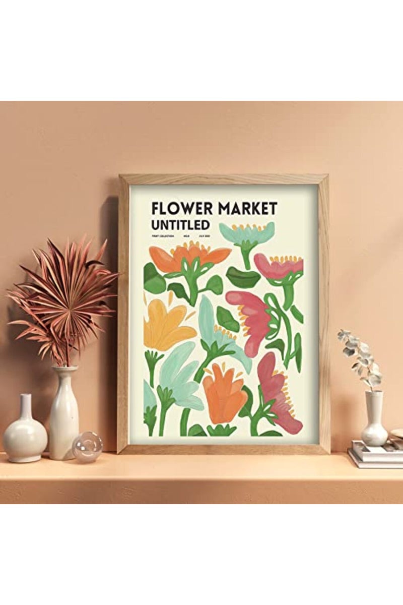 LIYAOLI Flower Market Poster 11 x 14 inch Set of 6 Unframed Boho Art Prints Danish Pastel Flower Prints Colorful Floral Wall Decor for Living Room Bedroom office Decoration (11x14'', Flower) - Image 5