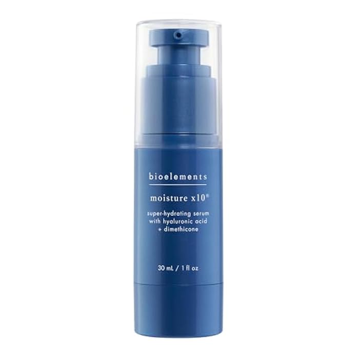 Bioelements Moisture x10 - 1 fl oz - Super-Hydrating Hyaluronic Acid Facial Serum - For Dry & Combination Skin Types - Vegan, Gluten Free - Never Tested on Animals - Image 1