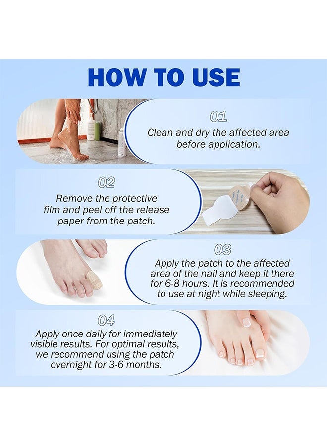 لاصقات إصلاح الأظافر الفطرية – حل فعال للعناية بالأظافر الصحية والقوية. سهلة الاستخدام، سريعة المفعول ونتائج تدوم طويلاً - Image 3