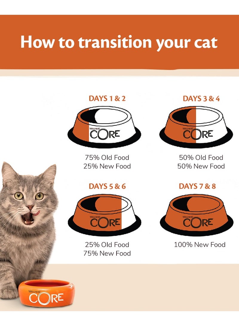 ويلنس كور طعام قطط رطب للقطط البالغة - علبة مكونة من 8 قطع بوزن 79 جرام x4 تونة السكيبجاك مع السالمون 4x تونة السكيبجاك مع الروبيان - طعام قطط رطب خالي من الحبوب - اكل قطط غني بالبروتين للقطط البالغة - Image 5