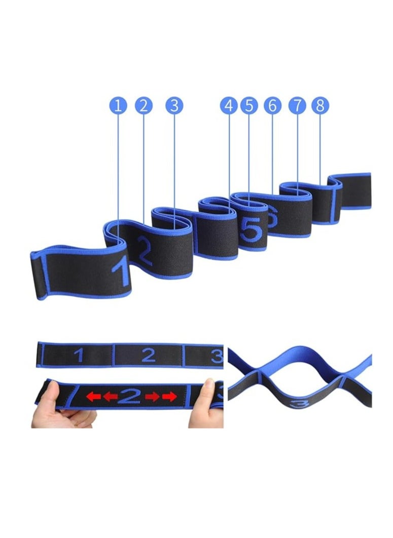 SportQ Ultimate Pro Premium Yoga Belt Natural Strap 8 Stretch Loops, Elastic Bands with Loops, Elastic Leg Extension Belt for Yoga, Flexibility for Therapy, Pilates, Yoga, Dance - pzsku/ZA220909E1B91DD3E6079Z/45/_/1720620093/55ca4ed2-75d8-48ac-82aa-74a320437f73