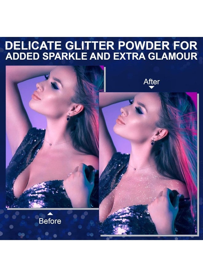 klarako Glitter Spray for Hair and Body Tiktok - Halloween Glitter Spray Shimmer Silver Glitter Hairspray, Shimer Silver Glitter Hairspray Makeup Spray for Party (1Pcs) - Image 3