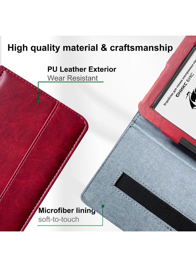 Case Compatible with Onyx Boox Vasco da Gama 1/2/3/4/5 e-Book Protective Leather Business Hand Full Cover, Can Automatically Aleep and Wake up - Image 2