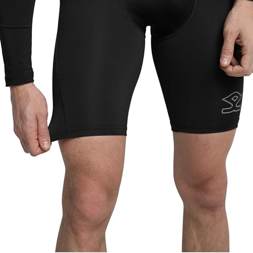 SHREY Unisex Apparels Compression Short Tights (2XL, Black) - Image 4