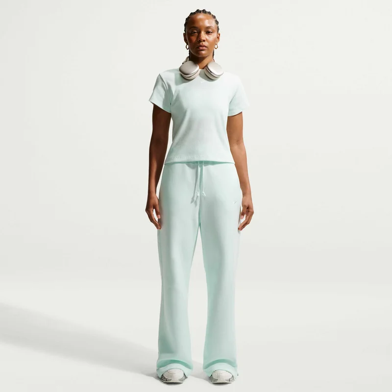 Nike Green Women's Sportswear Ribbed T-Shirt for Women | Best Price UAE
