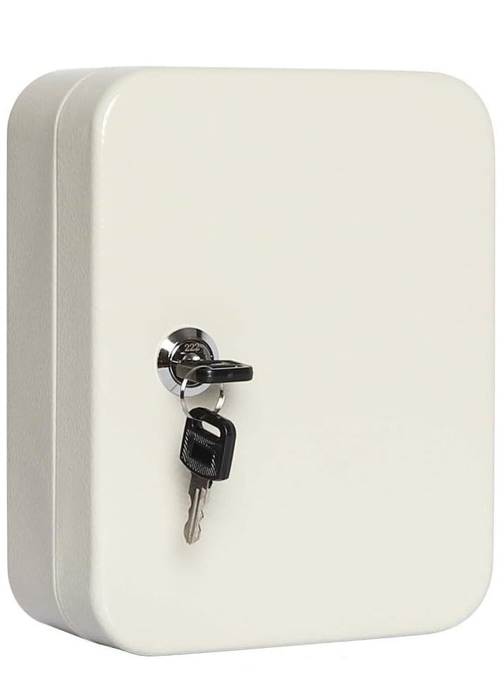 RENOVO Metal Key Box 93 Key Steel Key Cabinet Wall Mount Storage Box Organizer Key With Tag Assorted Color Plastic - Image 1