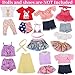 K. T. Fancy KT Fancy 10 Sets American 18 Inch Doll Clothes and Accessories Include Doll Clothing Dress Fit for 18 inch Dolls No Doll - Image 3