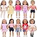 K. T. Fancy KT Fancy 10 Sets American 18 Inch Doll Clothes and Accessories Include Doll Clothing Dress Fit for 18 inch Dolls No Doll - Image 2